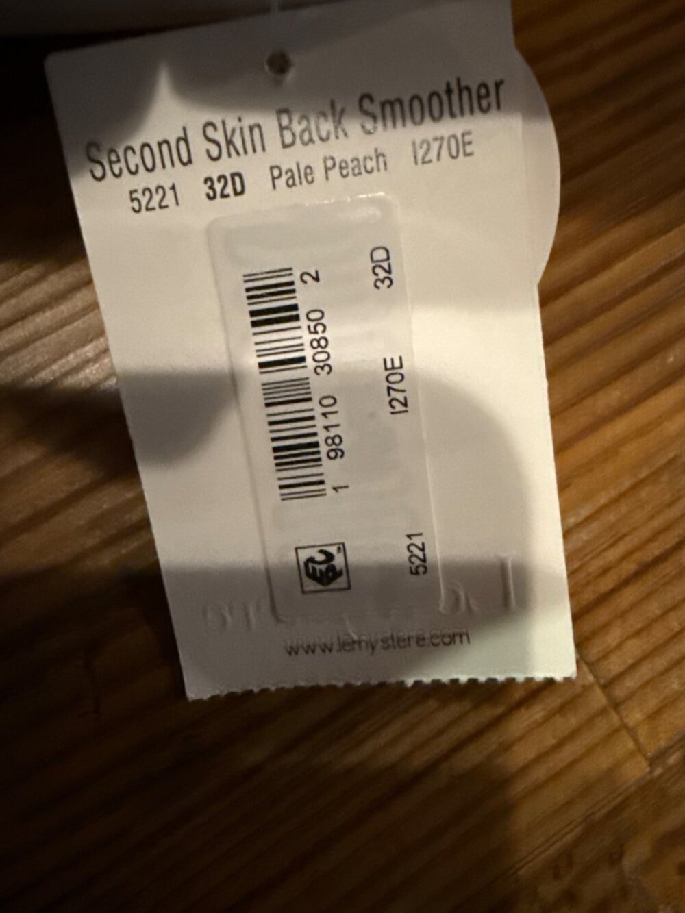 Le Mystere Second Skin Underwire Minimizer Bra Size 32D Pale Peach New With tag - Picture 2 of 4